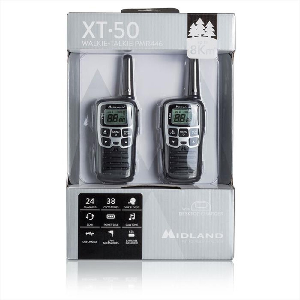 "MIDLAND - XT - 50-Nero/Grigio"