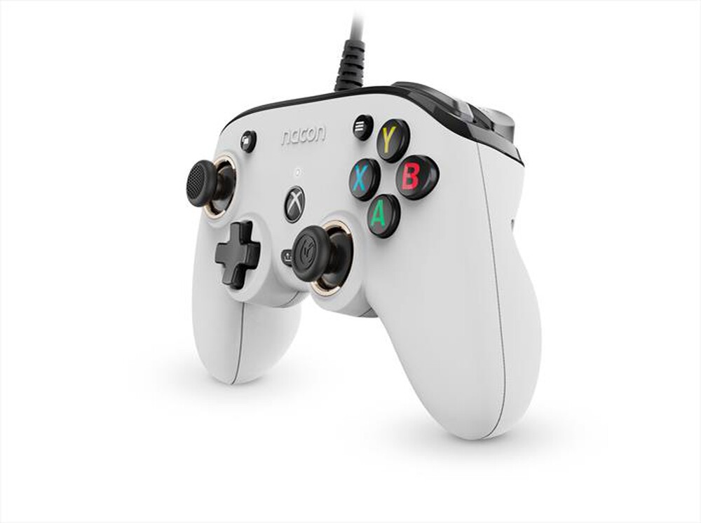 "NACON - PRO COMPACT CONTROLLER LICENZA UFFICIALE XBOX-Bianco"