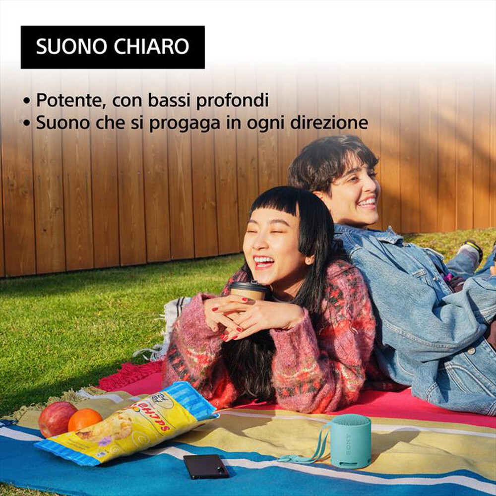 Immagine del prodotto SONY - Speaker SRSXB100L.CE7-Blu