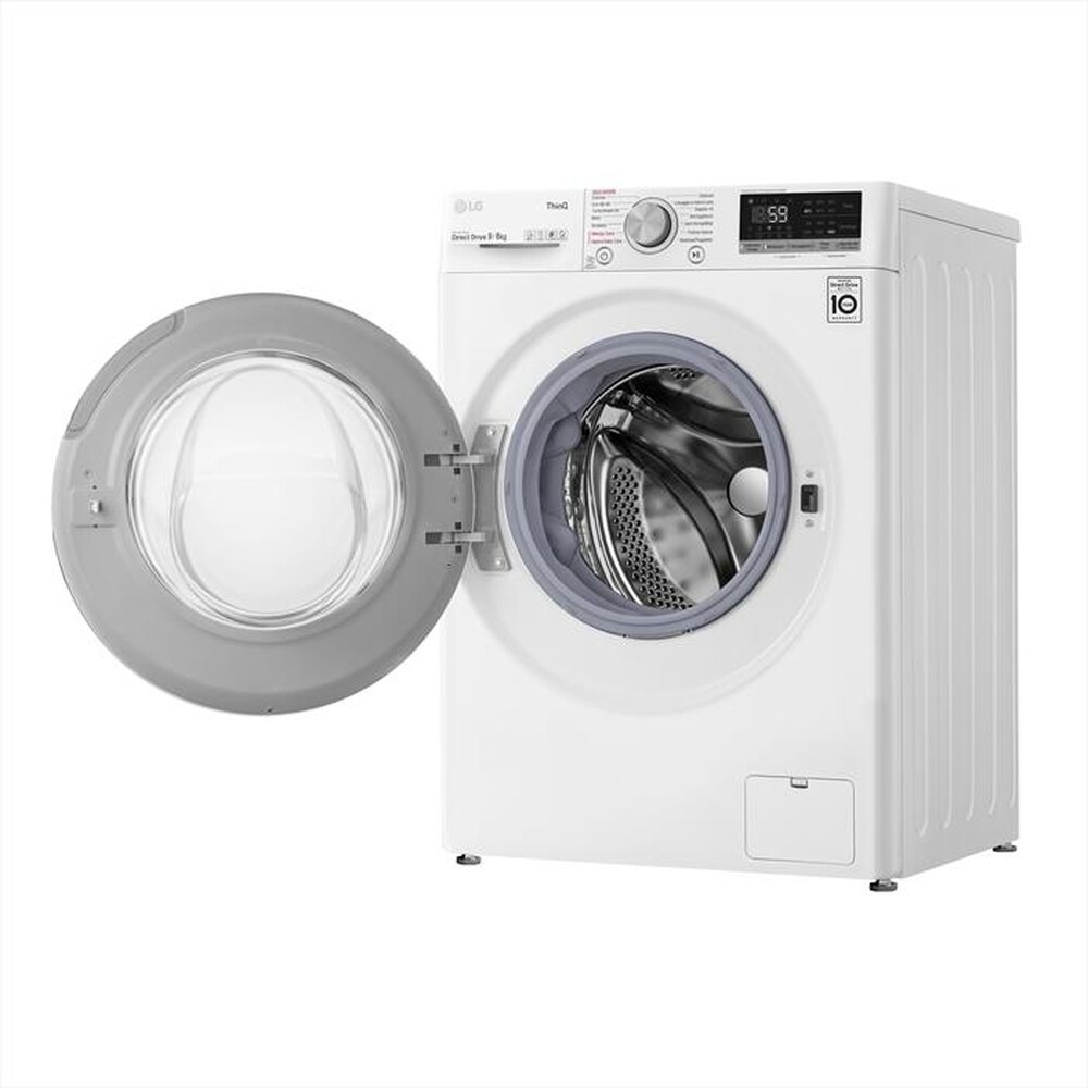 "LG - Lavasciuga F4DV509H0E 9/6 Kg Classe B-White"