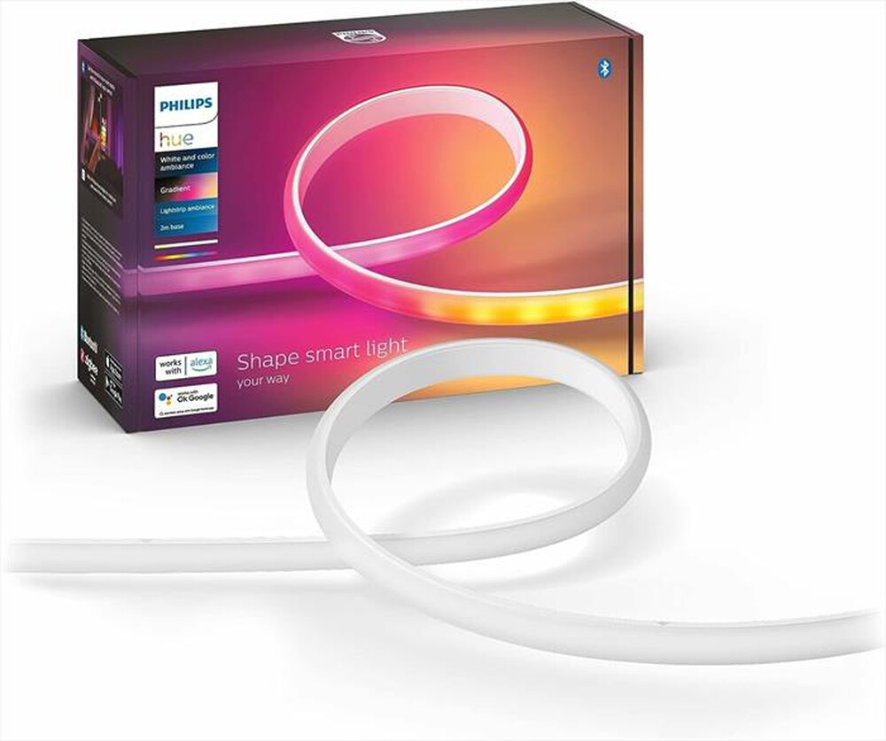 "PHILIPS - HUE LIGHTSTRIP GRADIENT STRISCIA 2 M ESTENSIBILE-Bianco"