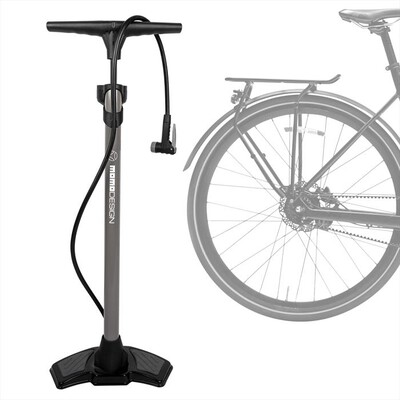 MOMODESIGN - Pompa per bicicletta FP01-ACCIAIO-PLASTICA