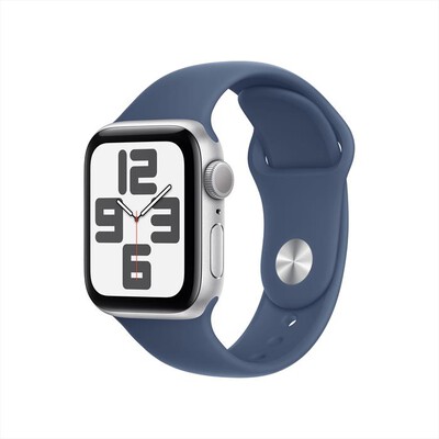 APPLE - Watch SE GPS 40mm Cassa Alluminio-Argento Sport Band Denim - M/L
