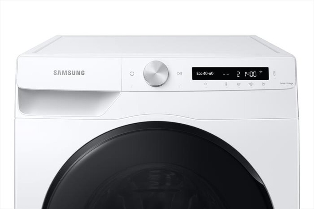 "SAMSUNG - Lavasciuga WD10T534DBW/S3 10,5/6 Kg Classe E-BIANCO CON OBLO' Shiny Black"