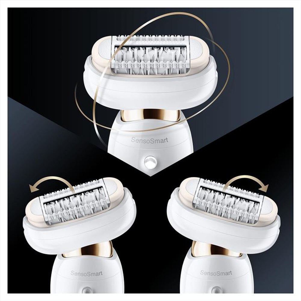 "BRAUN - Silk-épil 9 Flex 9-002-Bianco/Oro"