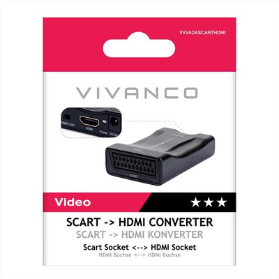 SBS - SCART-HDMI Converter-Nero