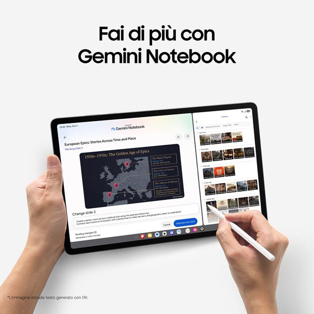 Immagine del prodotto SAMSUNG - GALAXY TAB S12+ 256GB WI-FI-Gray