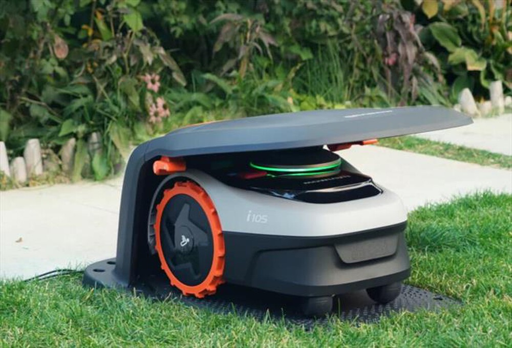 "NAVIMOW by SEGWAY - GARAGE S PER ROBOT NAVIMOW-Grigio/Arancione"
