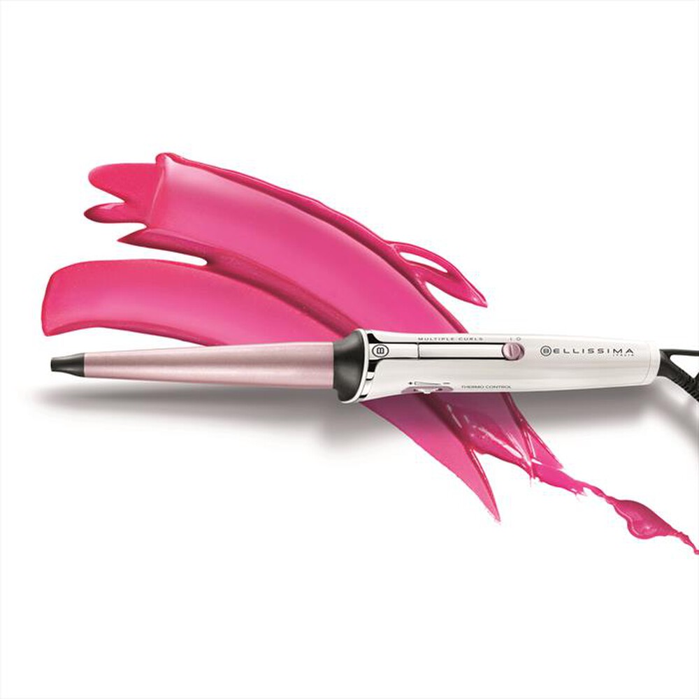 "BELLISSIMA IMETEC - Ferro per capelli conico GT15 200-BIANCO"