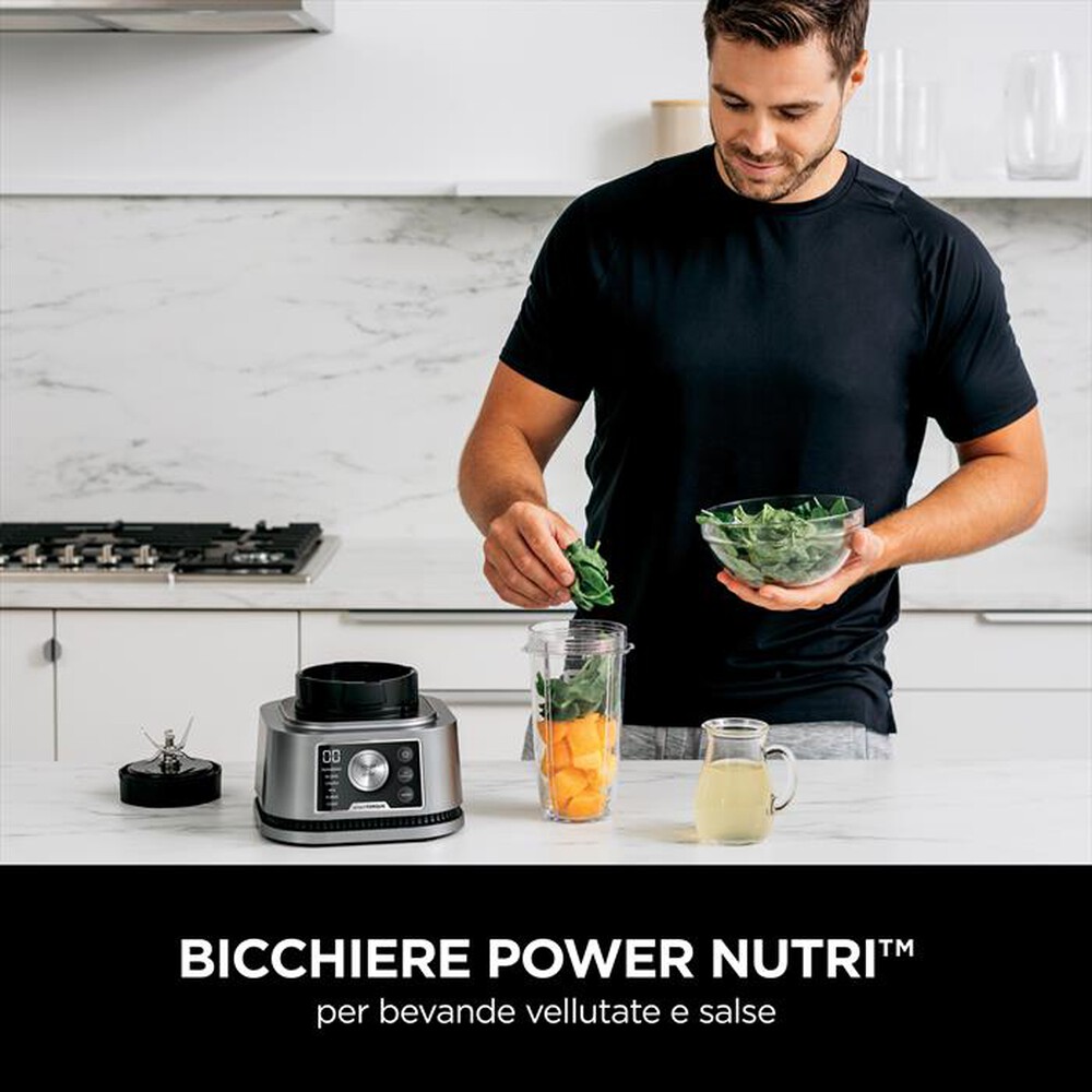 "NINJA - Frullatore 3 in 1 POWER NUTRI CB350EU-GRIGIO/NERO"