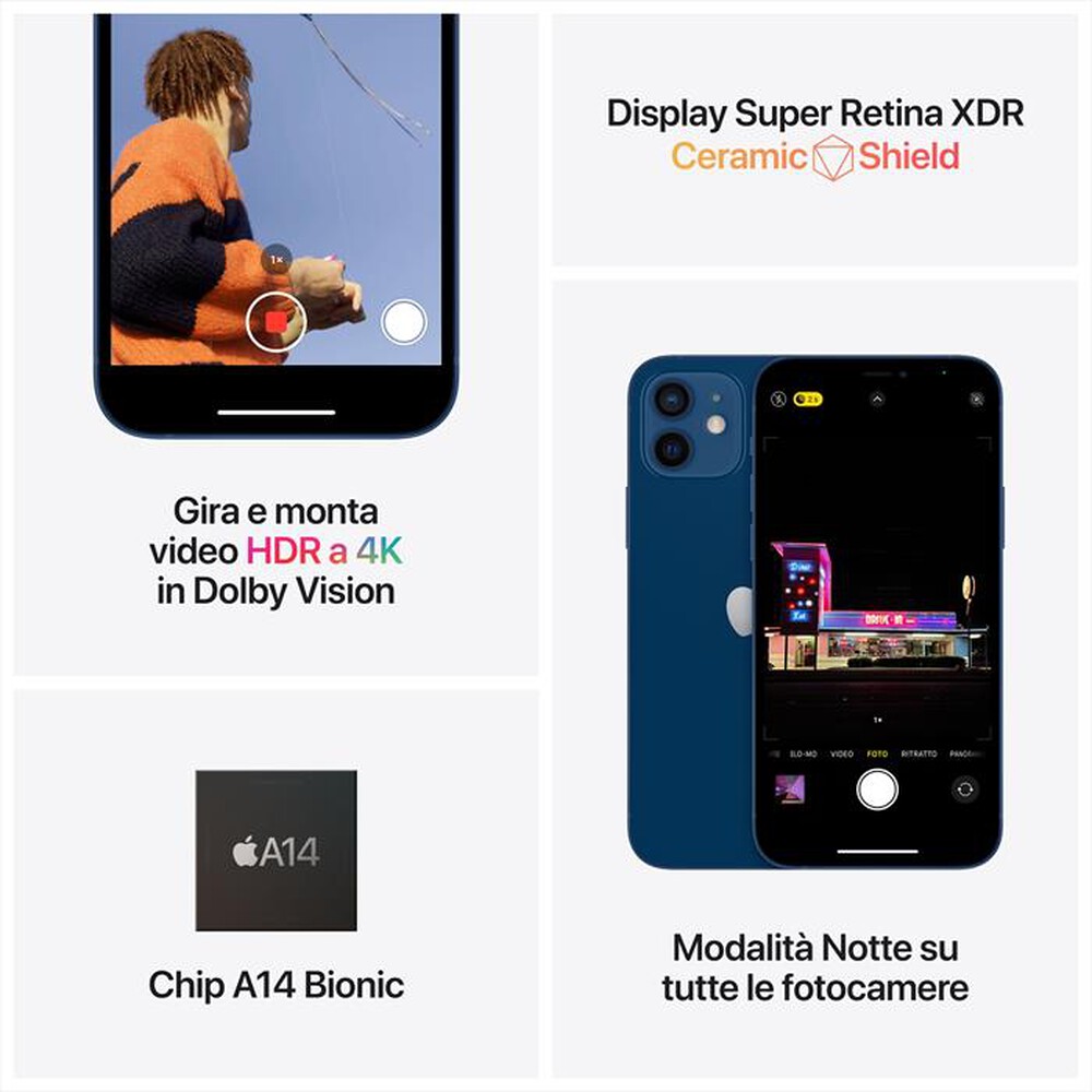 Immagine del prodotto APPLE - iPhone 12 128GB-Nero
