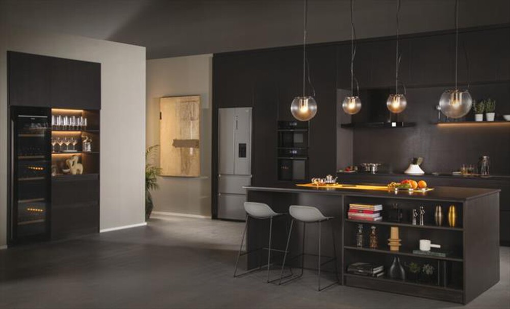 Immagine del prodotto HAIER - Frigorifero 4 porte HFR7720DWMP Classe D 477 lt-Platino, Stainless steel