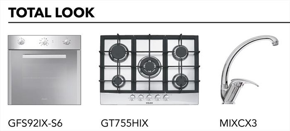 "GLEM GAS - Lavello lneare L286X2 2 vasche"