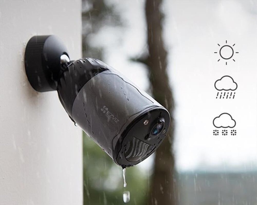"EZVIZ - Telecamera senza fili a batteria 4MP-Black"