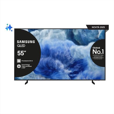 SAMSUNG - Smart TV Q-LED UHD 4K 55" QE55Q8FAAUXZT-Titan Gray
