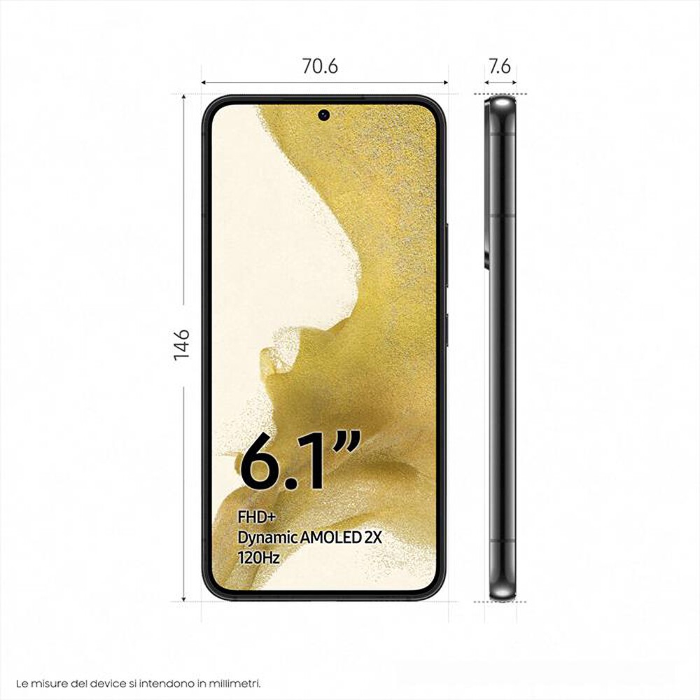 "VODAFONE - SAMUNG Galaxy S22 5G 256GB-Nero"