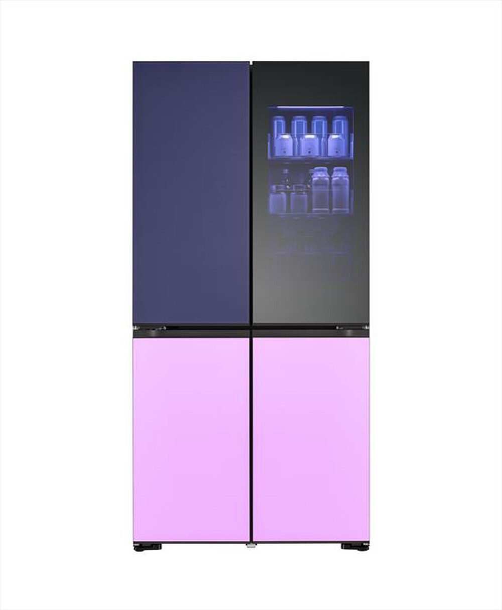"LG - Frigorifero 4 porte GMV960NNME Classe E 617L-Multicolour"