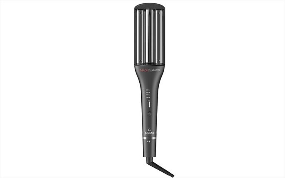 "GAMA - Ferro per capelli SALON WAVES SILK CHROME-Nero"