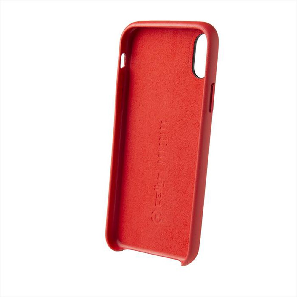 "CELLY - COVER IPH XS MAX-Rosso/Similpelle"