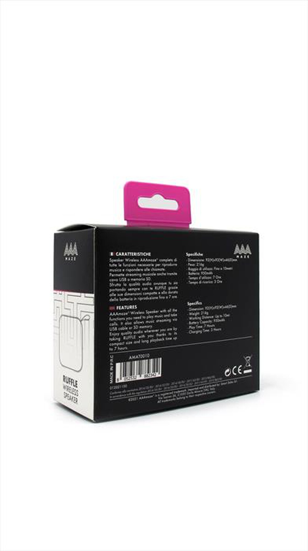 "AAAMAZE - SPEAKER BT RUFFLE BK-NERO"