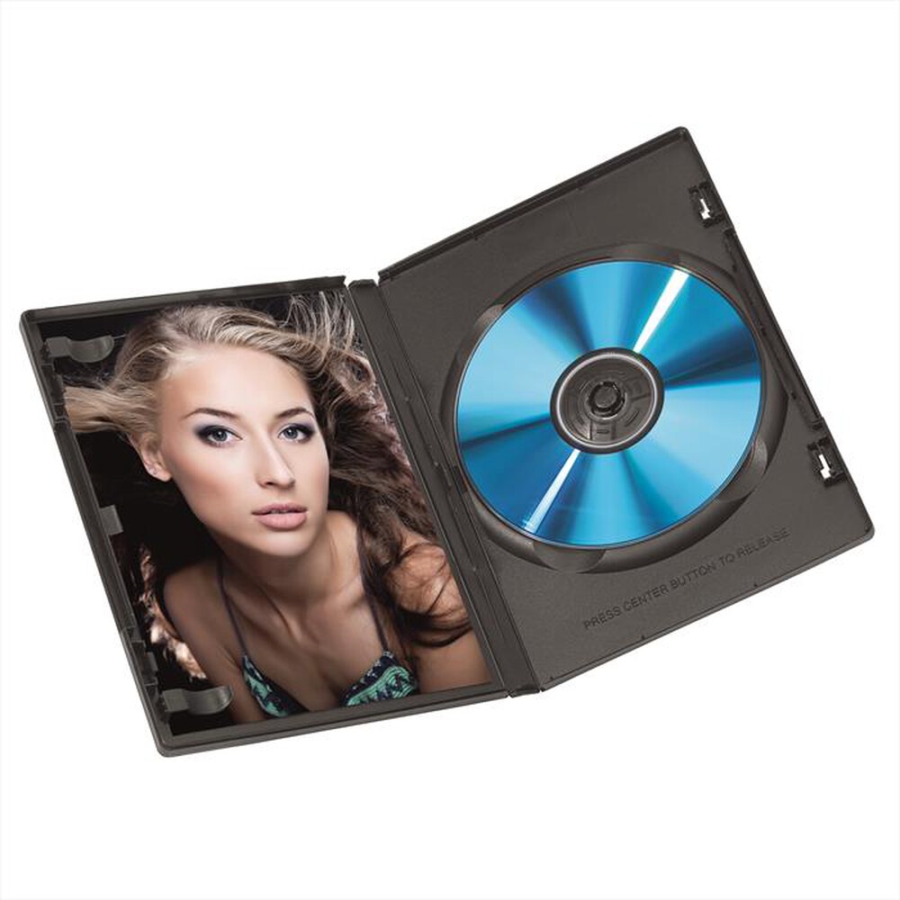 "HAMA - Custodia DVD nero - 5pz. 07451297 - "