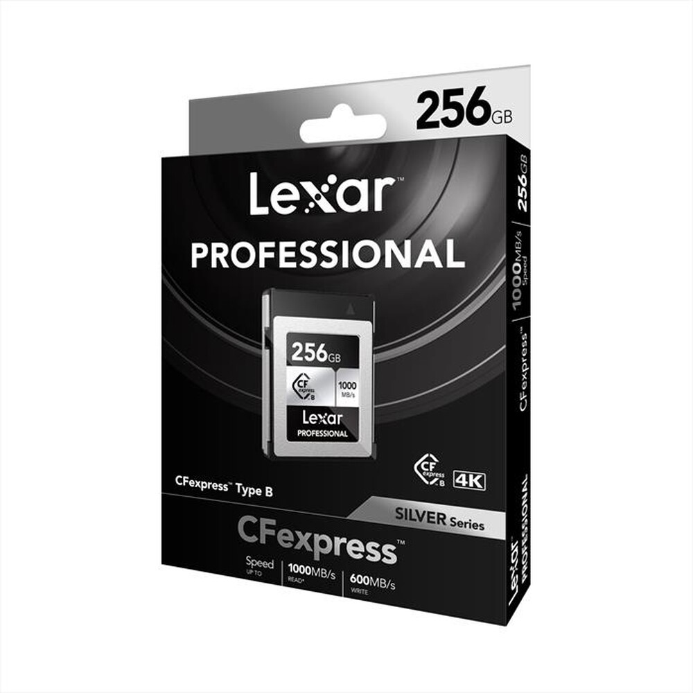 "LEXAR - CF EXPRESS PRO 256GB TIPO B-Silver"