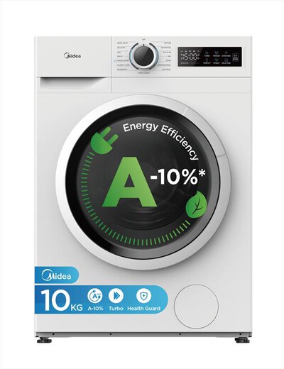 MIDEA - Lavatrice MF110W100BA10/W-IT 10Kg Classe A-Bianco