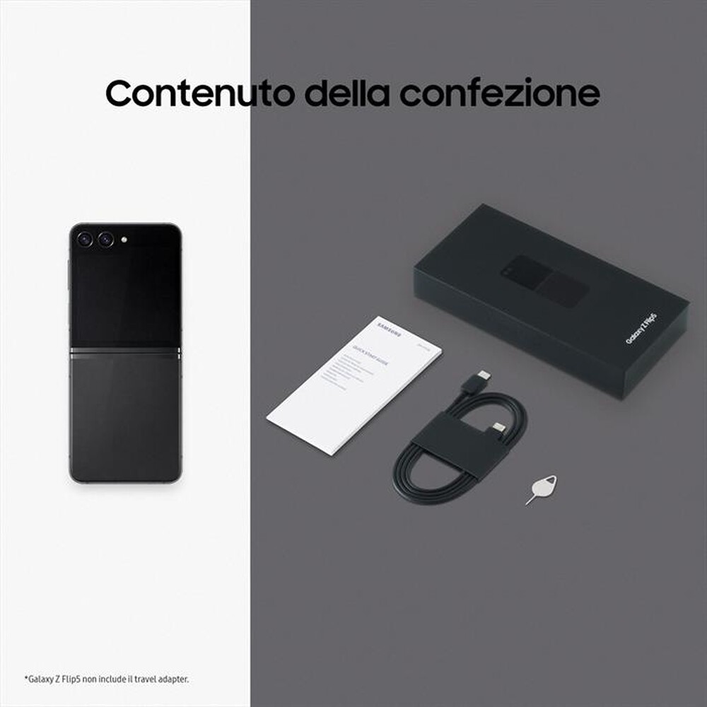 "SAMSUNG - Galaxy Z Flip5 512GB-Graphite"