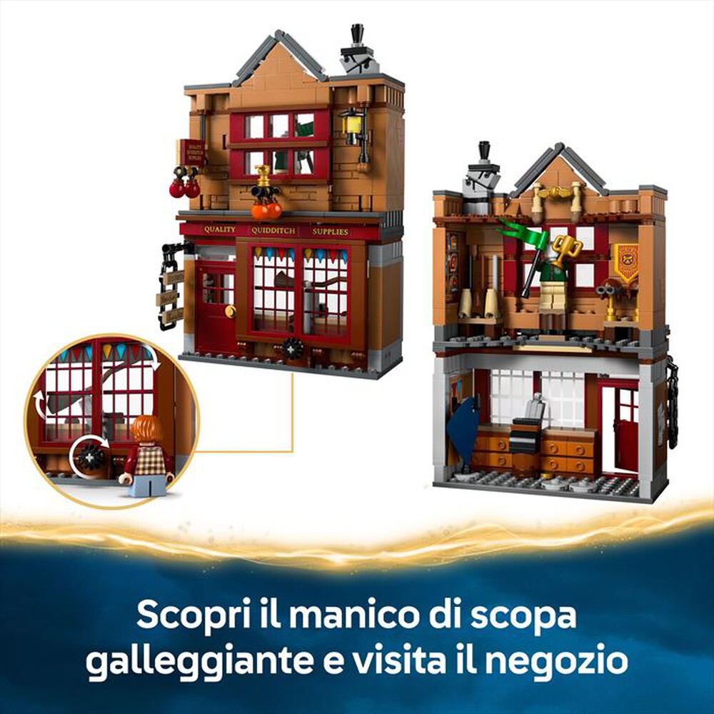 "LEGO - ACCESSORI PER IL QUIDDITCH E GELATERIA-,"