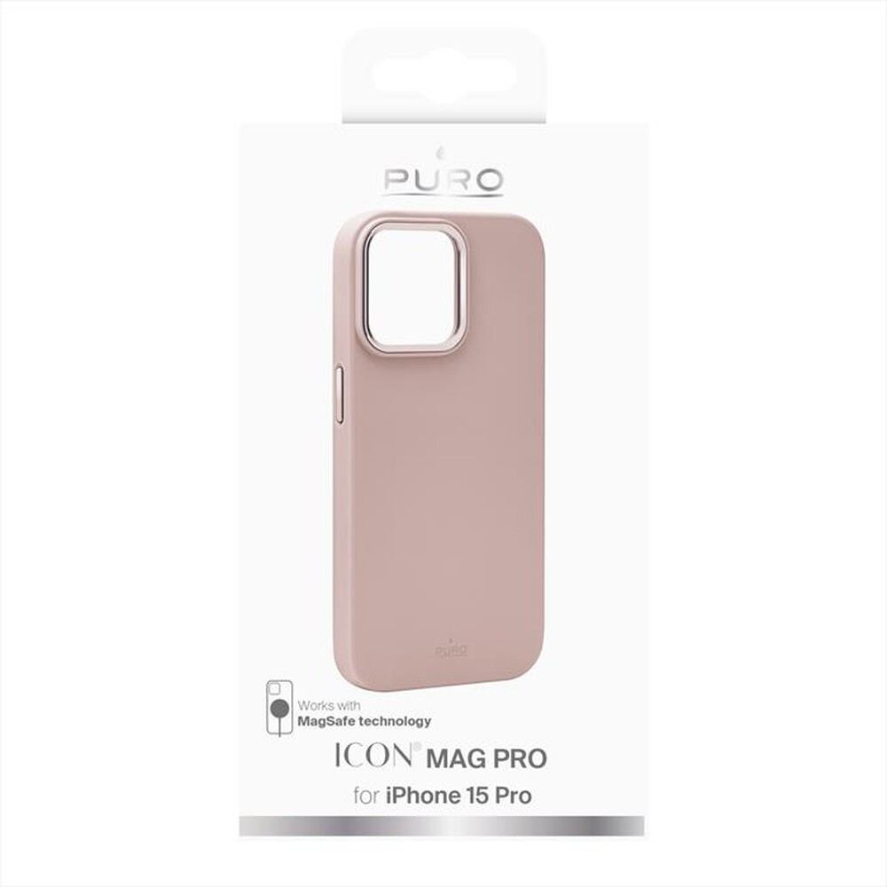 Immagine del prodotto PURO - Cover PUIPC15P61ICONMPROSE per iPhone 15 Pro-Rosa