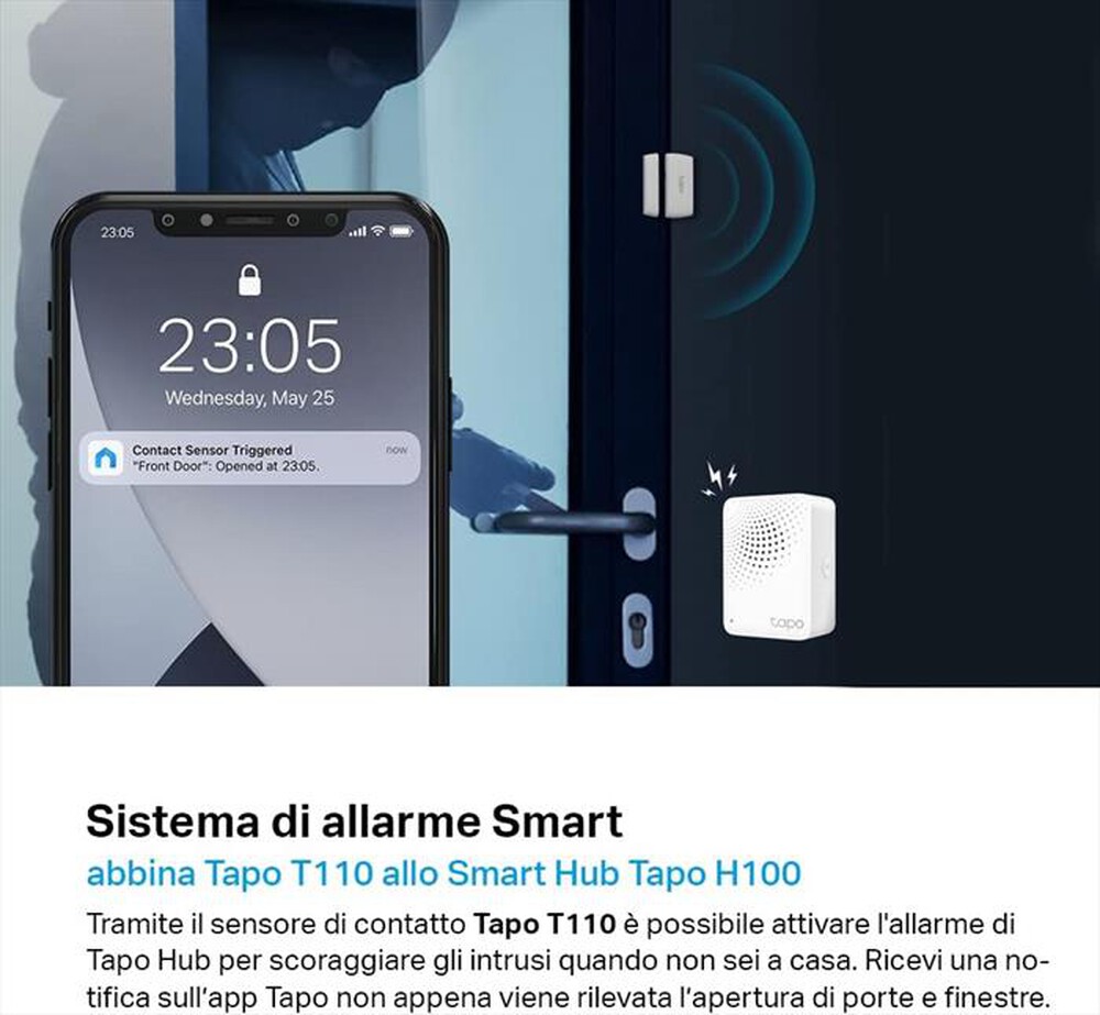 "TP-LINK - TAPOT110 SMART DOOR/WINDOW SENSOR,IOT HUB REQUIRED"