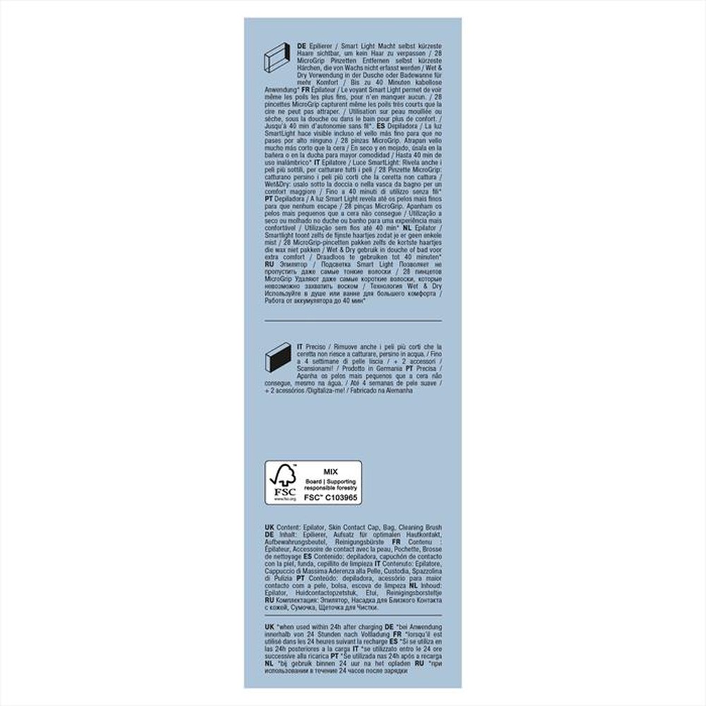 "BRAUN - Epilatore SILK-ÉPIL 5 5-011-BIANCO/GRIGIO"
