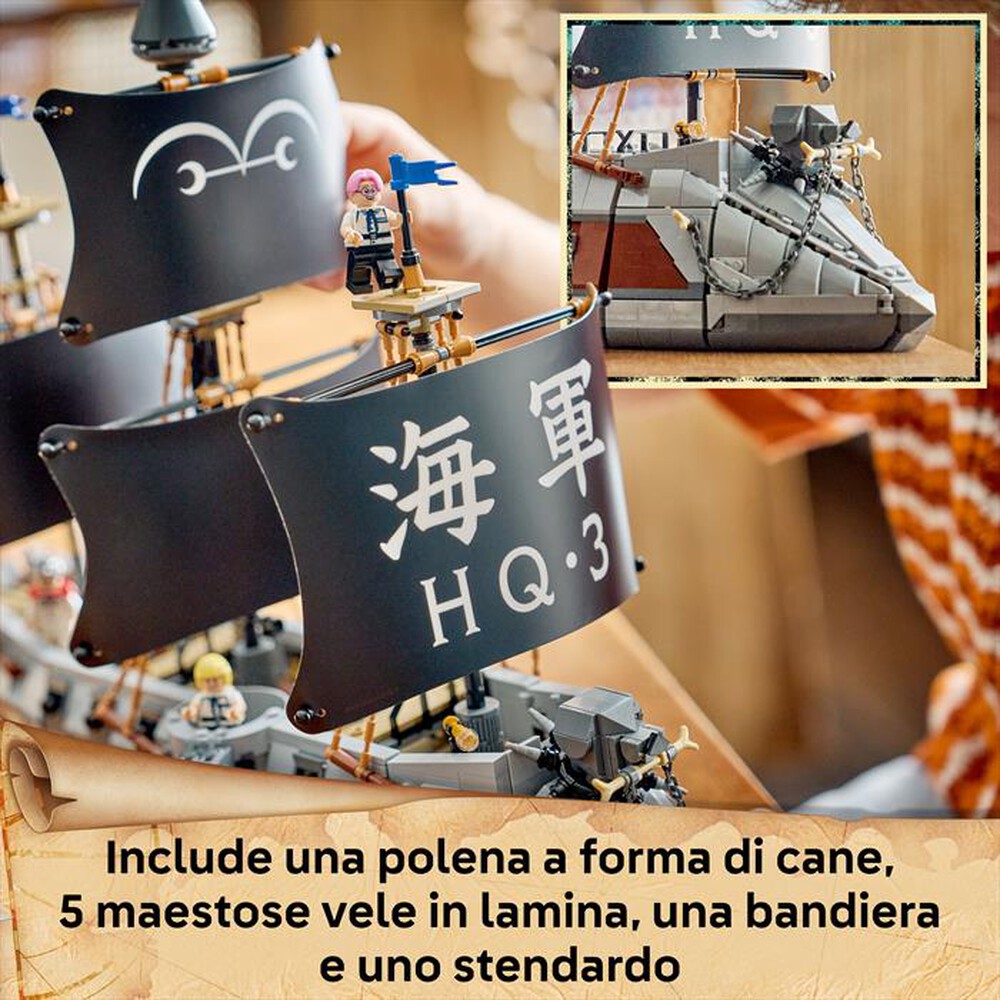 Immagine del prodotto LEGO - ONE PIECE La nave da guerra di Garp - 75646-Multicolore