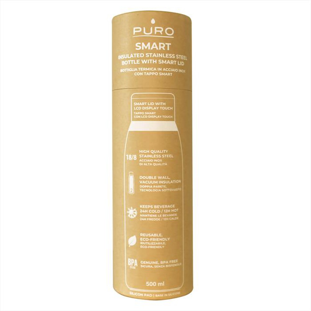 "PURO - WB500SMART1WHI Bottiglia termica-bianco"