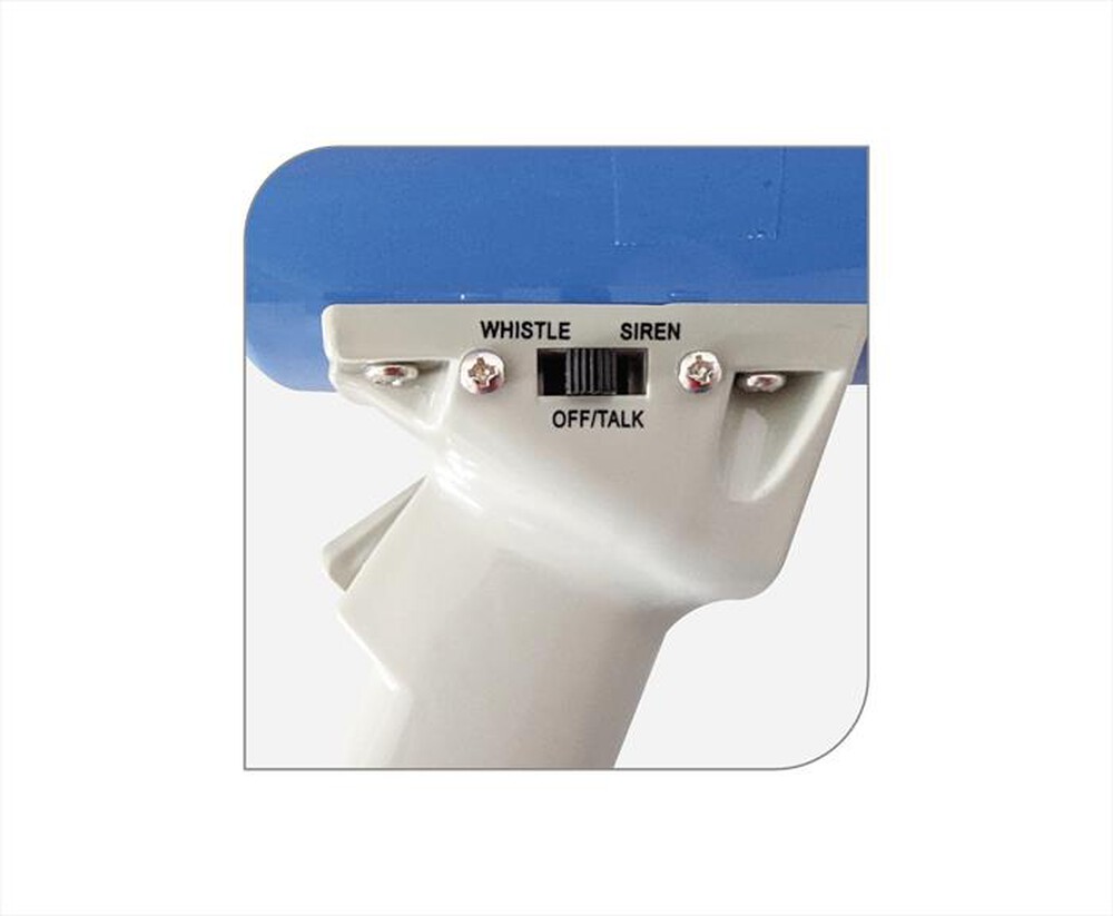 "KARMA - Megafono ricaricabile GT 1227LI-Bianco e blu"