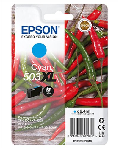 EPSON - INK SERIE PEPERONCINI CIANO 503 XL-Ciano