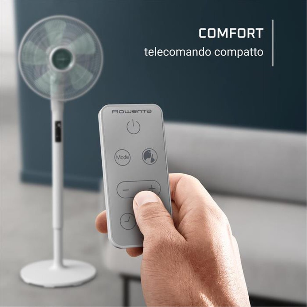"ROWENTA - Ventilatore a piantana VU5890F0-Bianco"
