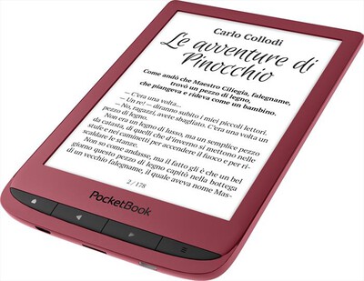 POCKETBOOK - E-book 6" TOUCH LUX 5-Ruby Red