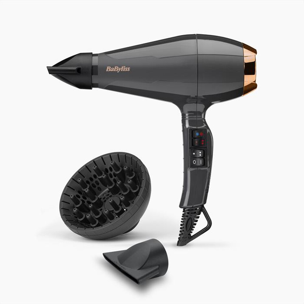 BABYLISS - Asciugacapelli 6719DE-GRIGIO/BRONZO