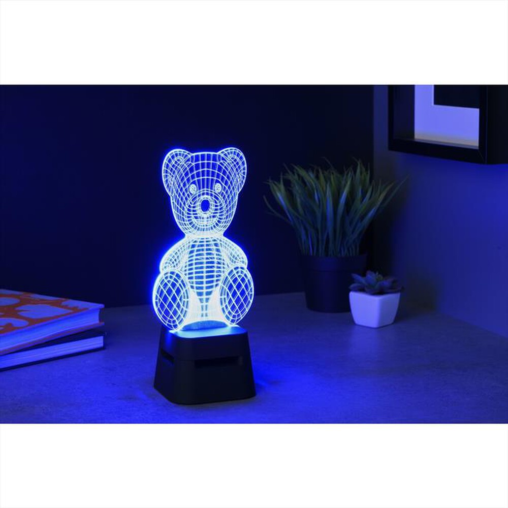 Immagine del prodotto CELLULARLINE - Speaker bluetooth led orsetto BTSPKACRYLIC1-Multicolore