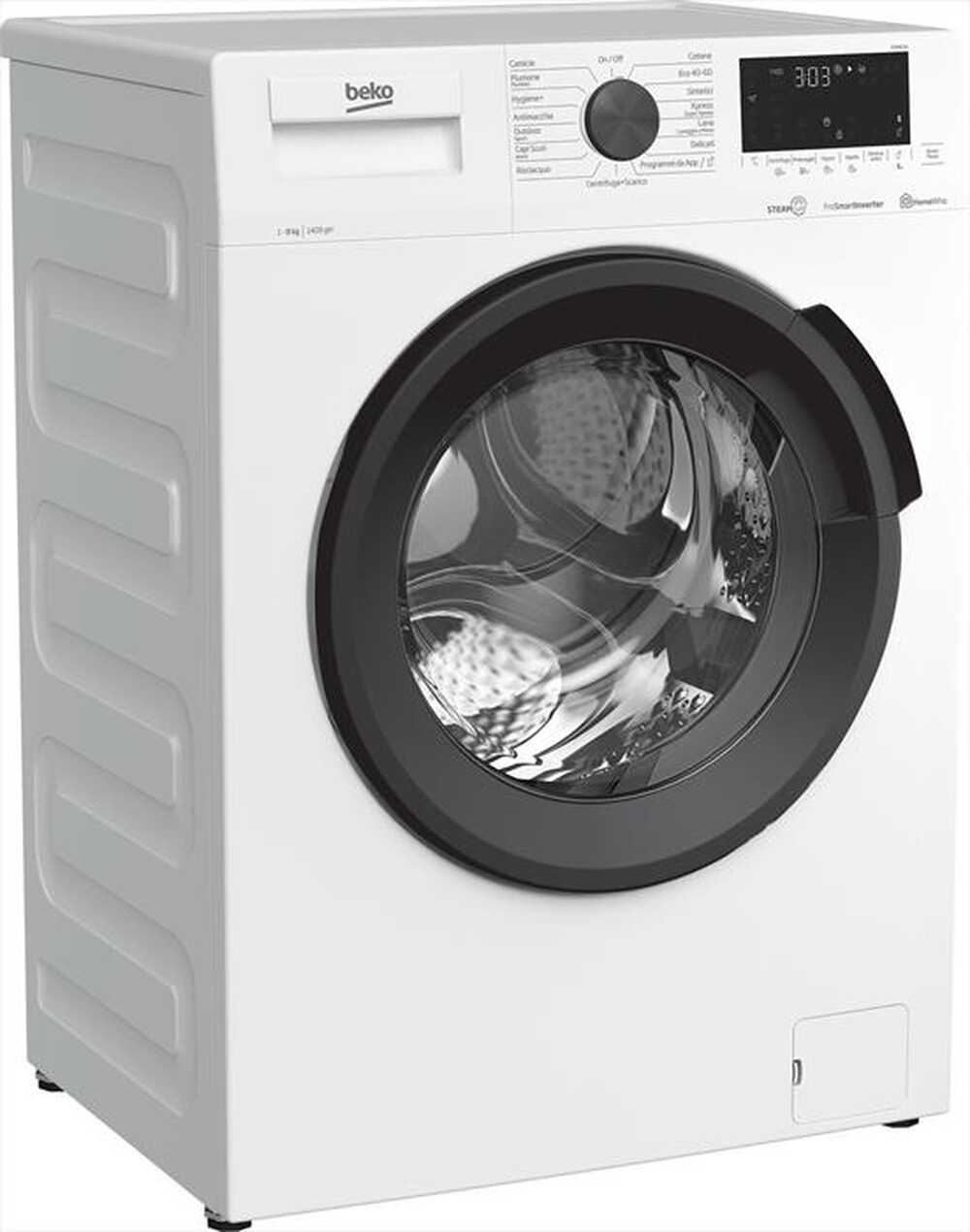 Immagine del prodotto BEKO - Lavatrice EUR8C4A 8 Kg Classe C-Bianco