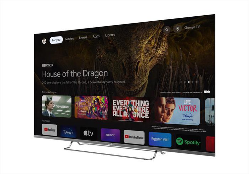 "SMART TECH - Smart TV LED UHD 4K 65\" 65QG02V-GRIGIO"