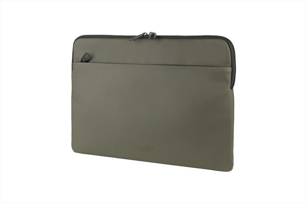 "TUCANO - Custodia GOMMO Macbook Air 15\" e laptop fino 14\"-VERDE MILITARE"