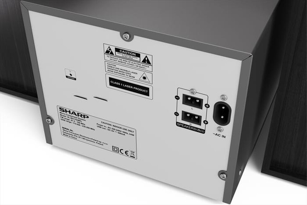 "SHARP - XL-B517D(BK)-Nero"