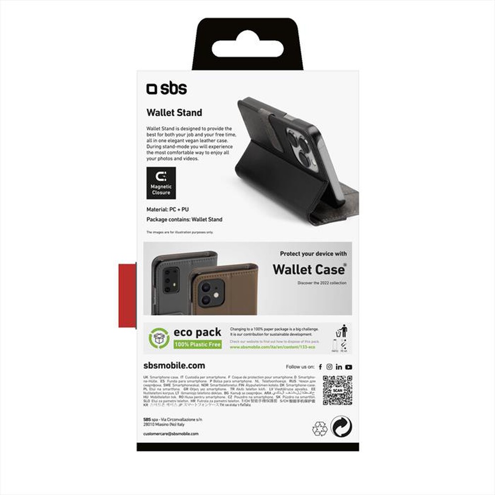 "SBS - Cover TEBKWALIP1461PK per iPhone 14  Pro-Nero"