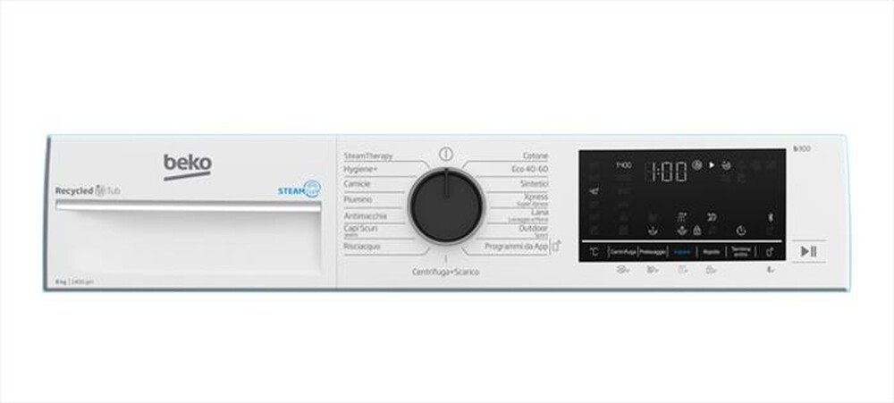 "BEKO - Lavatrice BWU384S 8 Kg Classe A-BIANCO"