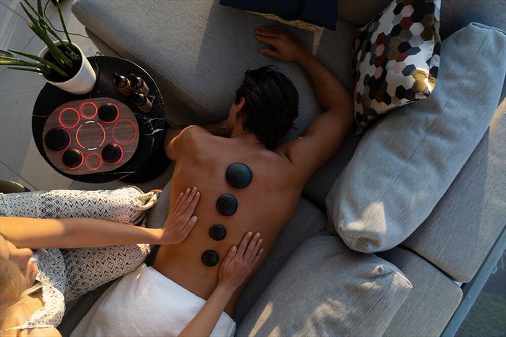 "ELEEELS - S1 Set massaggio Spa con pietre calde"