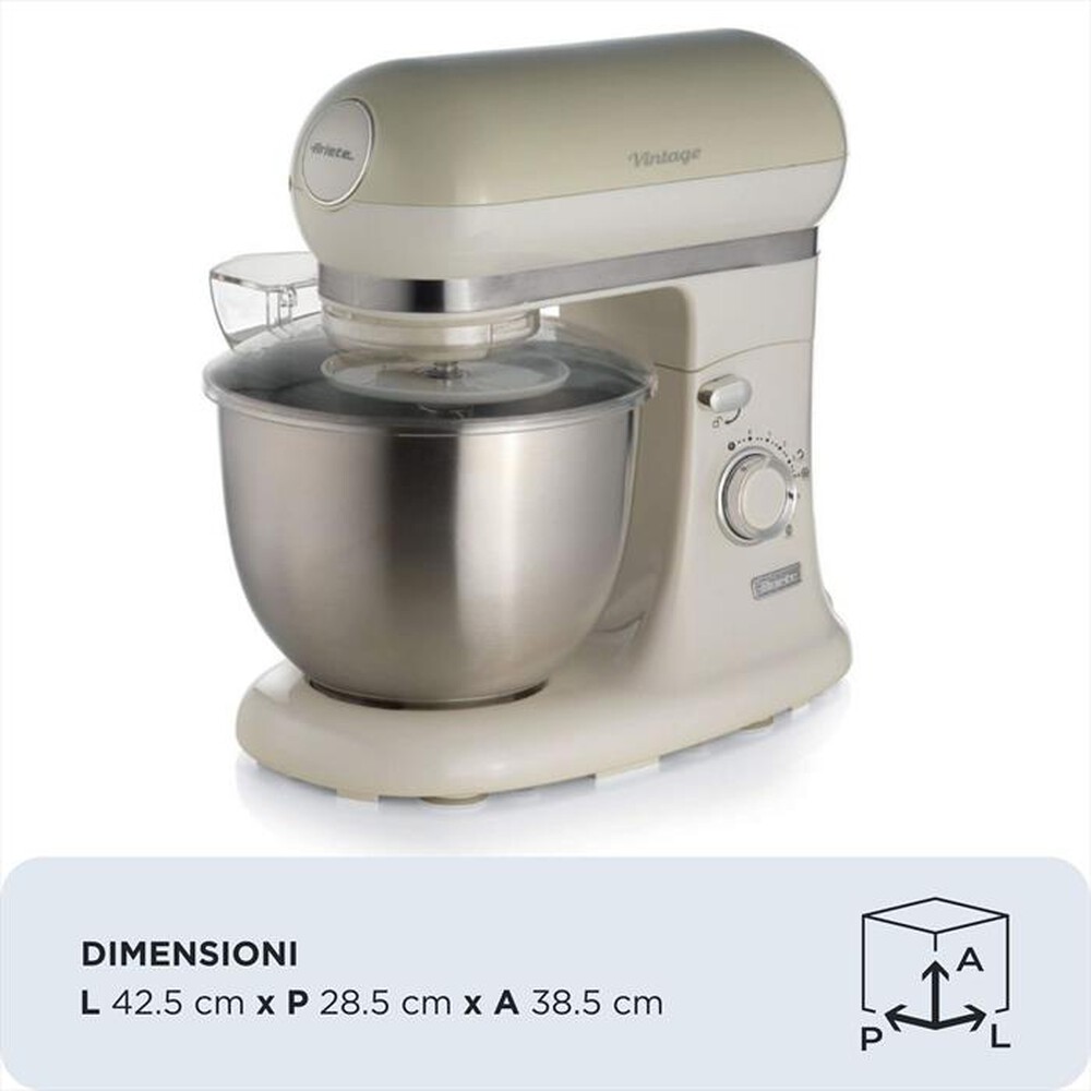 Immagine del prodotto ARIETE - 1588 Vintage Impastatrice Planetaria 5,5L-beige