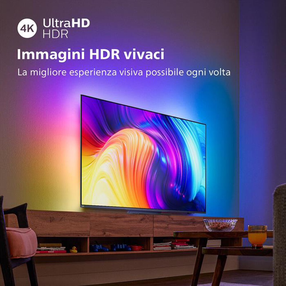 "PHILIPS - Ambilight Smart TV LED UHD 4K 50\" 50PUS8887/12-Antracite"