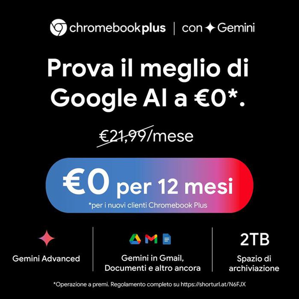 Immagine del prodotto SAMSUNG - CHROMEBOOK PLUS XE550XGA-KC1IT-Silver